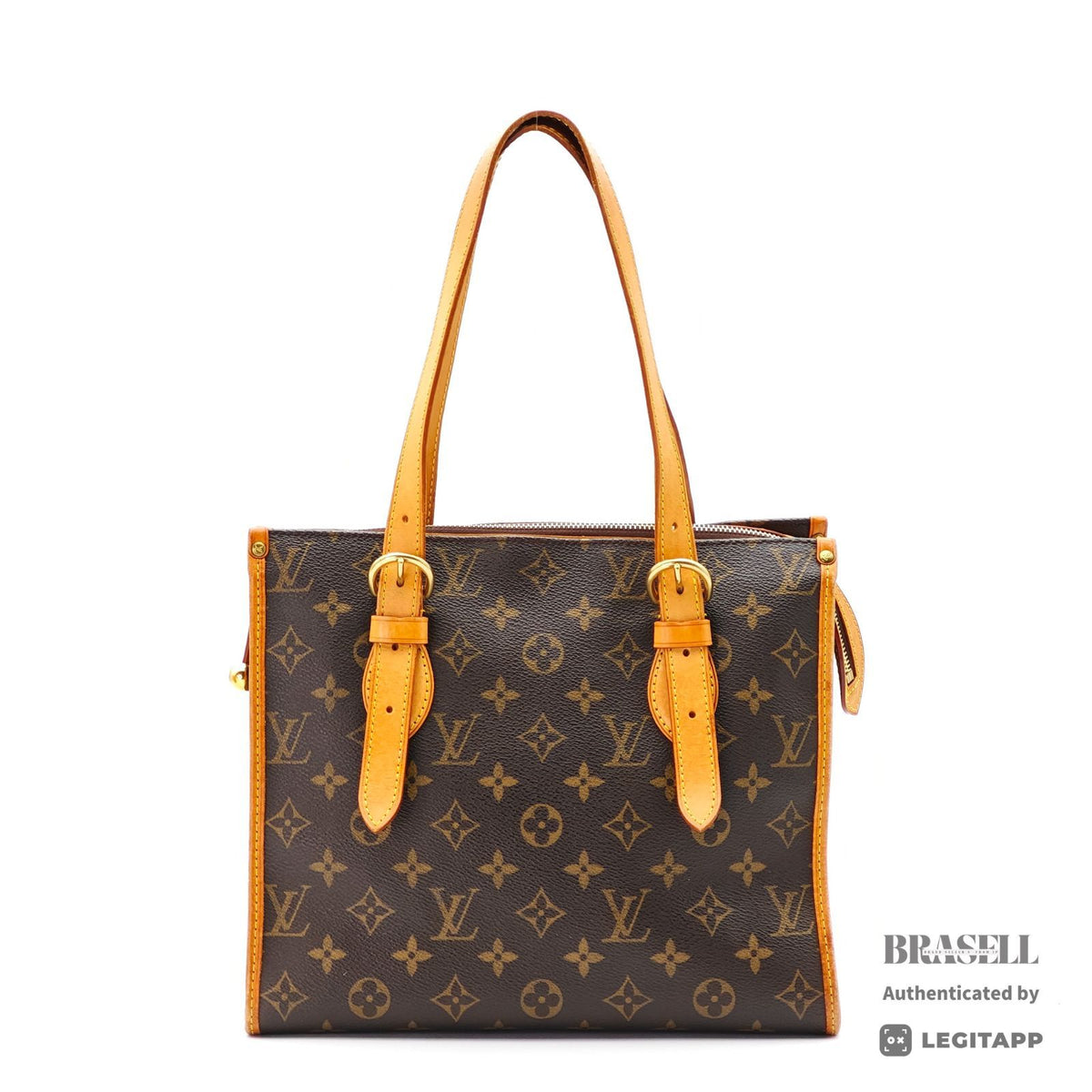 LOUIS VUITTON Monogram Popincourt O M40007 Shoulder Bag Brown【ImportFeeFREE】