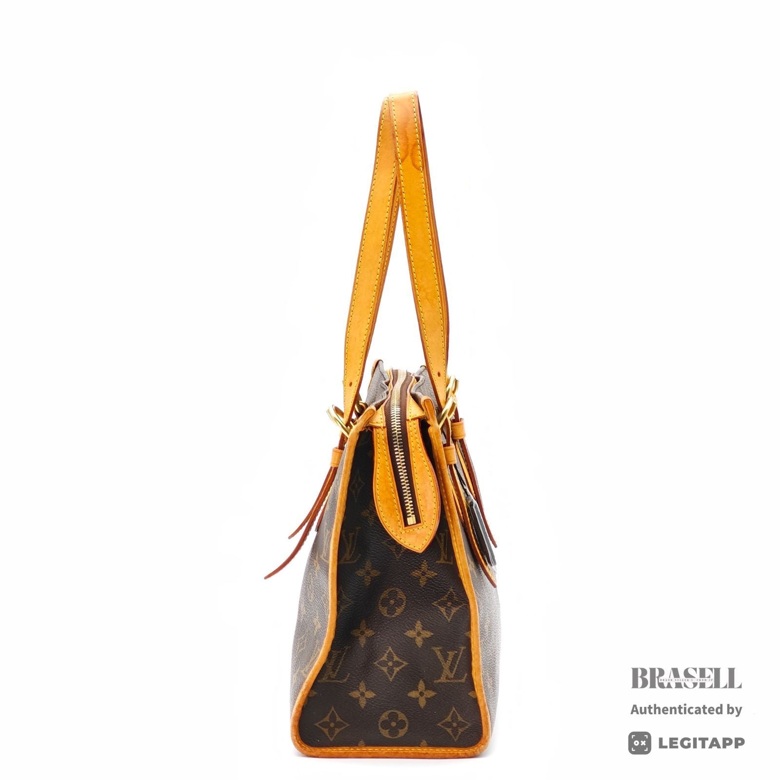 LOUIS VUITTON Monogram Popincourt O M40007 Shoulder Bag Brown【ImportFeeFREE】