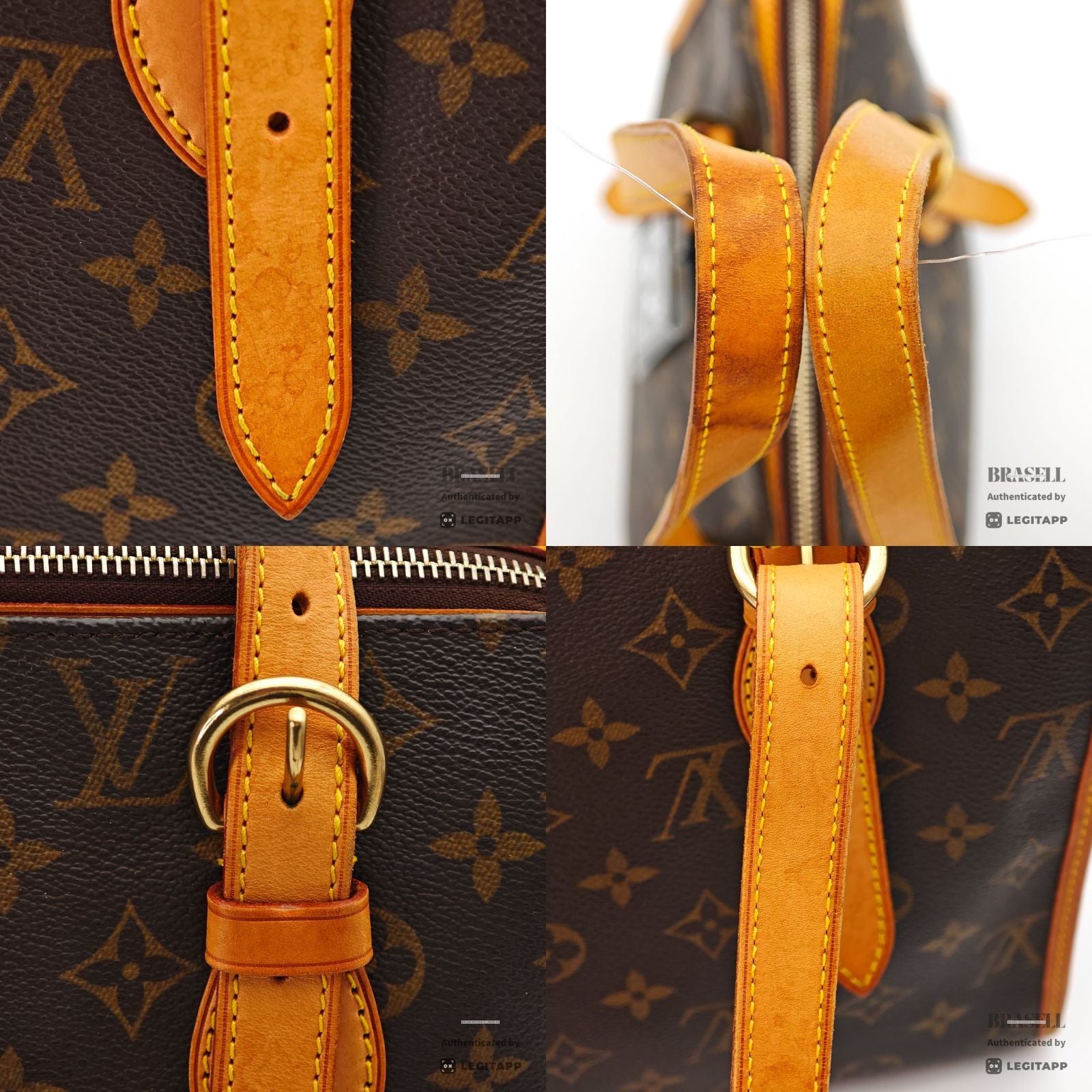 LOUIS VUITTON Monogram Popincourt O M40007 Shoulder Bag Brown【ImportFeeFREE】