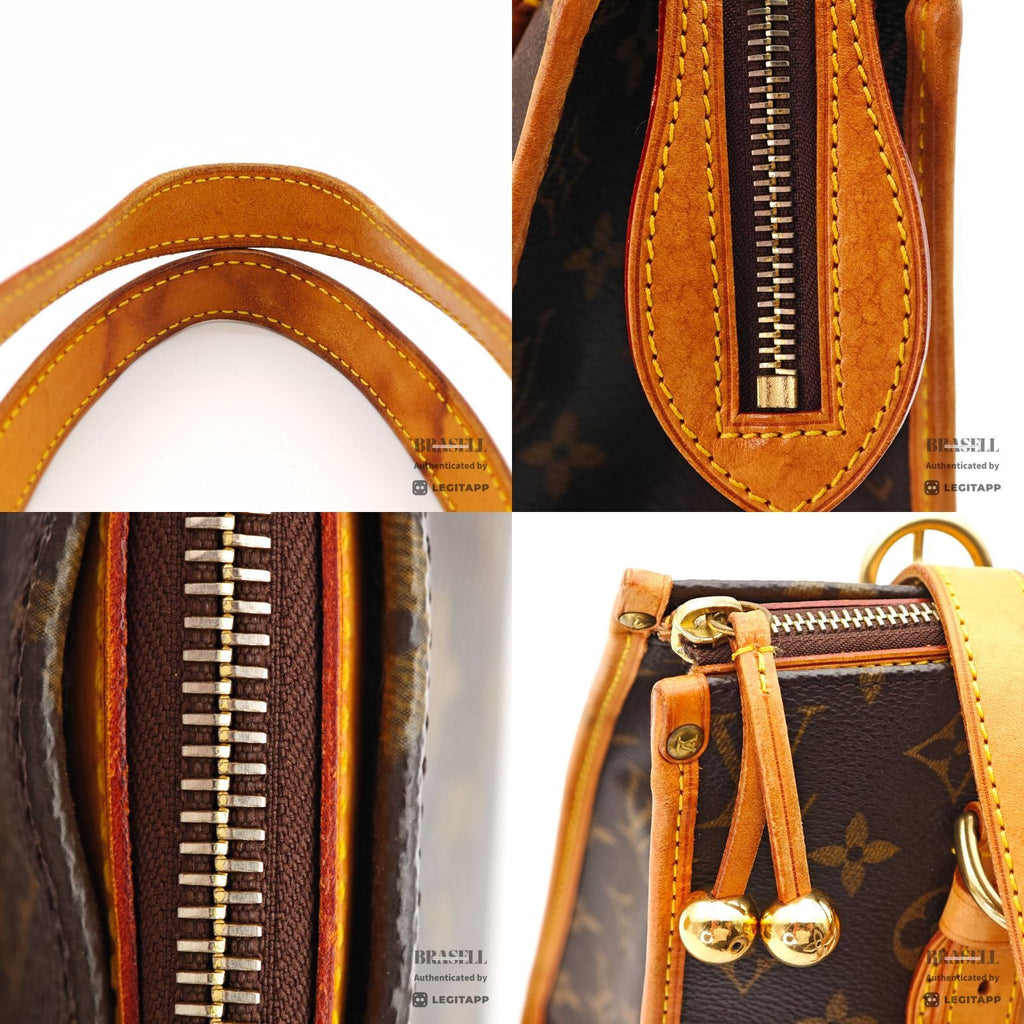 LOUIS VUITTON Monogram Popincourt O M40007 Shoulder Bag Brown【ImportFeeFREE】