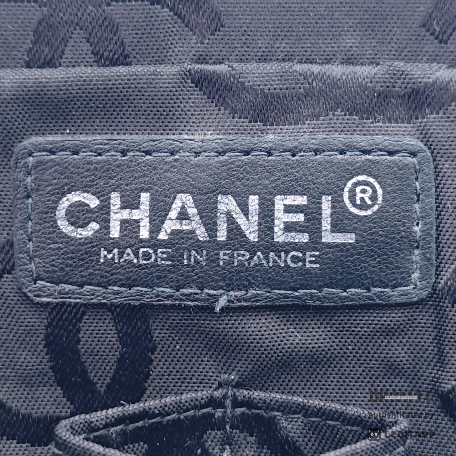 CHANEL Chocolate Bar Quilted Double Chain Shoulder Bag Black【ImportFeeFREE】
