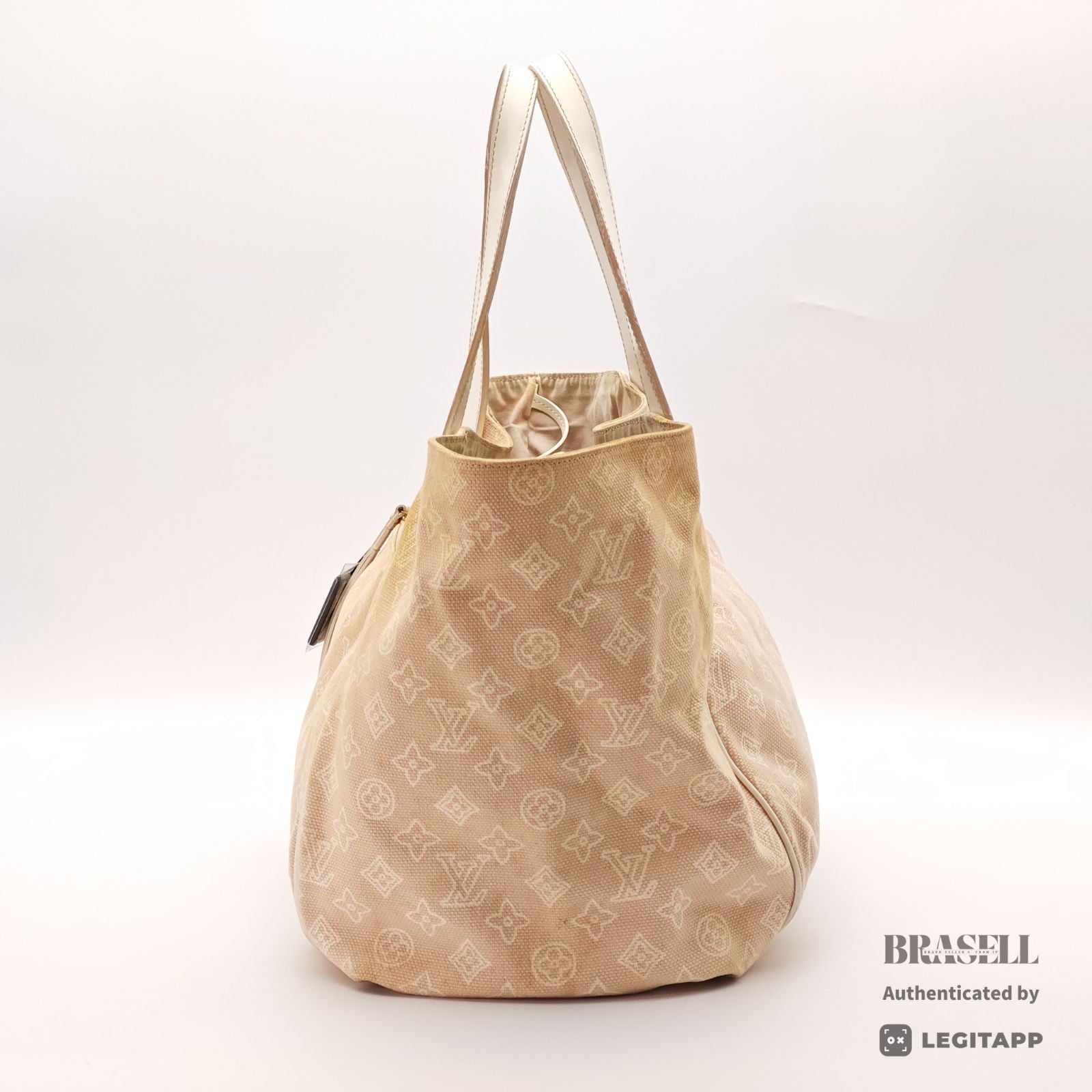 LOUIS VUITTON Cabai Panema GM M95986 Hand Bag Pink Beige 【ImportFeeFREE】