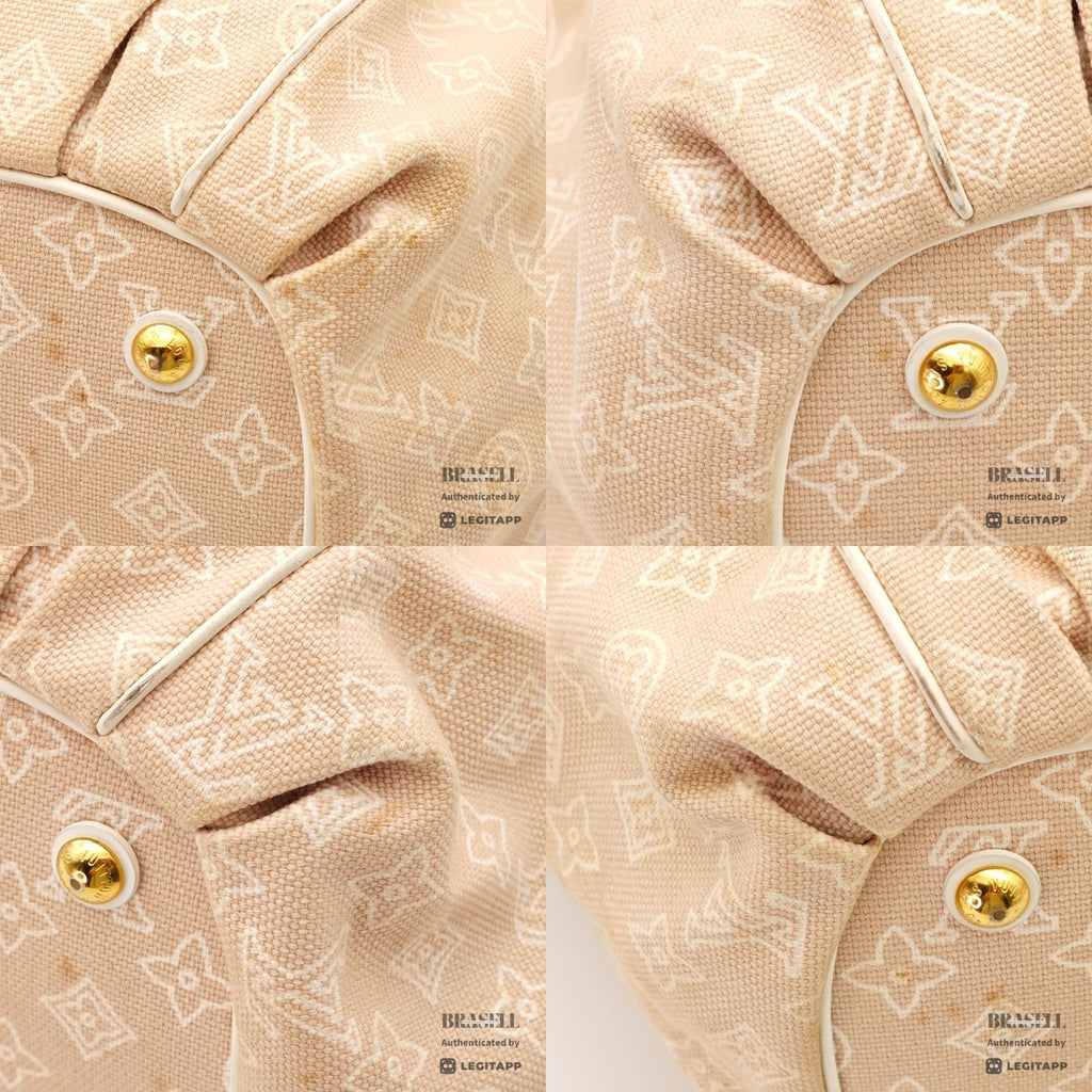 LOUIS VUITTON Cabai Panema GM M95986 Hand Bag Pink Beige 【ImportFeeFREE】