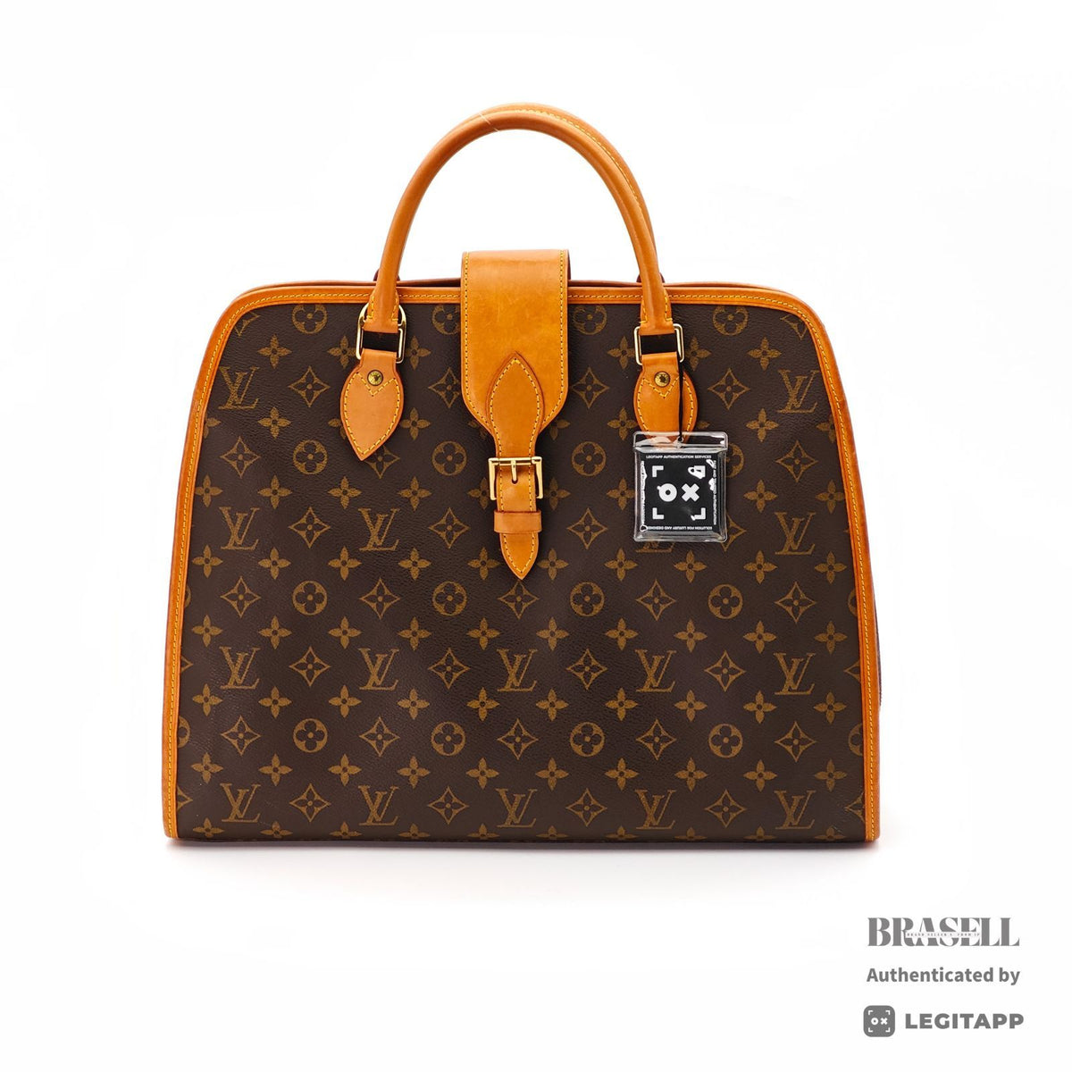 LOUIS VUITTON Rivoli Briefcase Hand Bag Monogram M53380 【ImportFeeFREE】