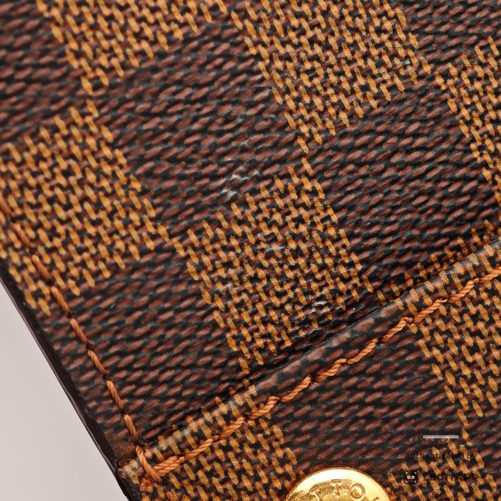 LOUIS VUITTON Damier Ebene Portobello N45271 Shoulder phonecase【ImportFeeFREE】