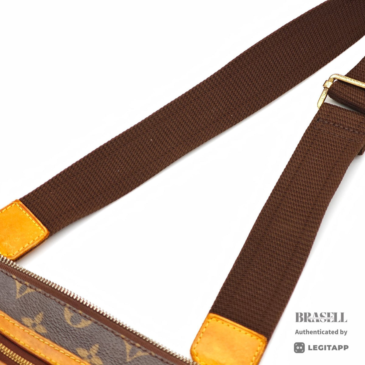 LOUIS VUITTON Monogram Bosphore M40044 Shoulder Bag Brown【ImportFeeFREE】