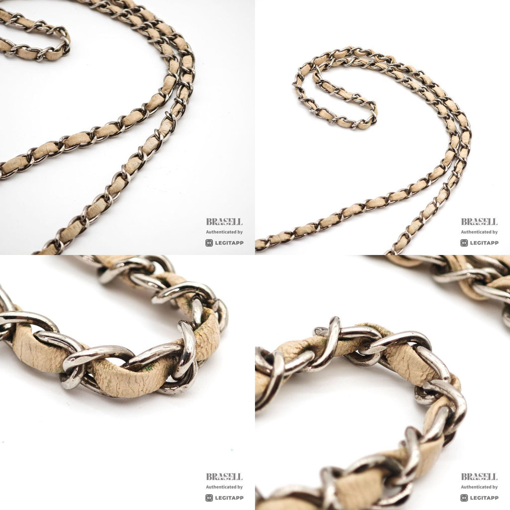 CHANEL Chocolate Bar Mini Chain Shoulder Bag Black White【ImportFeeFREE】