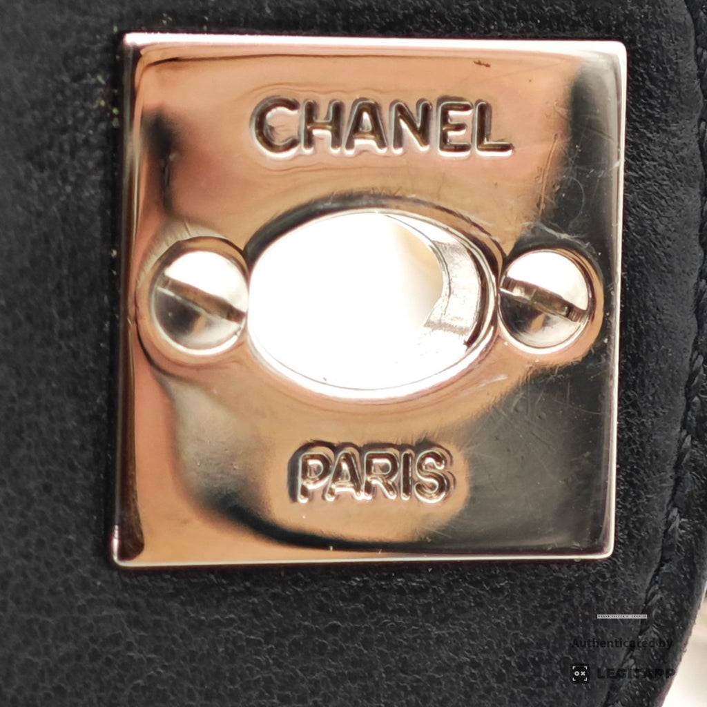 CHANEL Chocolate Bar Mini Chain Shoulder Bag Black White【ImportFeeFREE】