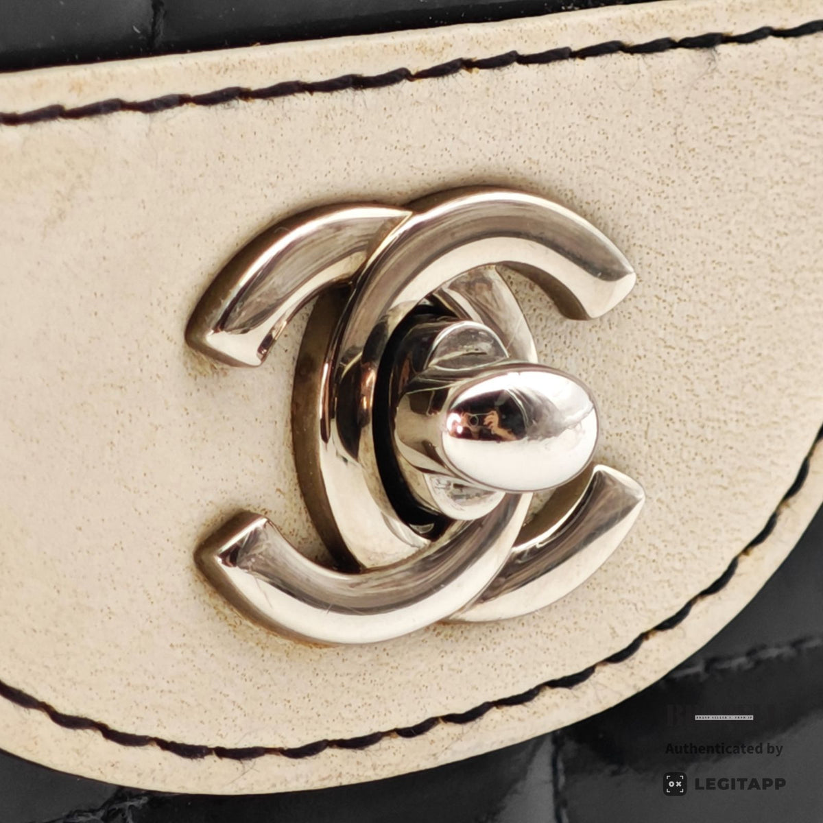 CHANEL Chocolate Bar Mini Chain Shoulder Bag Black White【ImportFeeFREE】