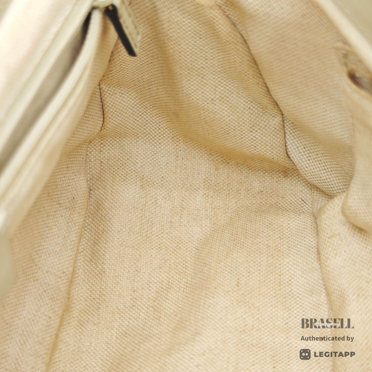 GUCCI GG Canvas Shoulder Bag 308452 Beige Leather Canvas 【ImportFeeFREE】