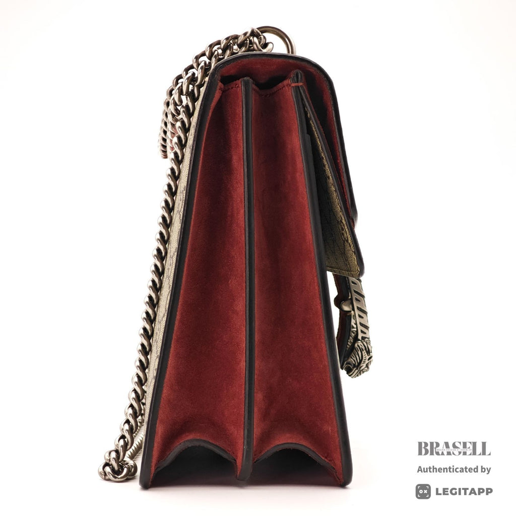 GUCCI Dionysus GG Blooms Chain Shoulder Bag 400235 Beige Canvas【ImportFeeFREE】