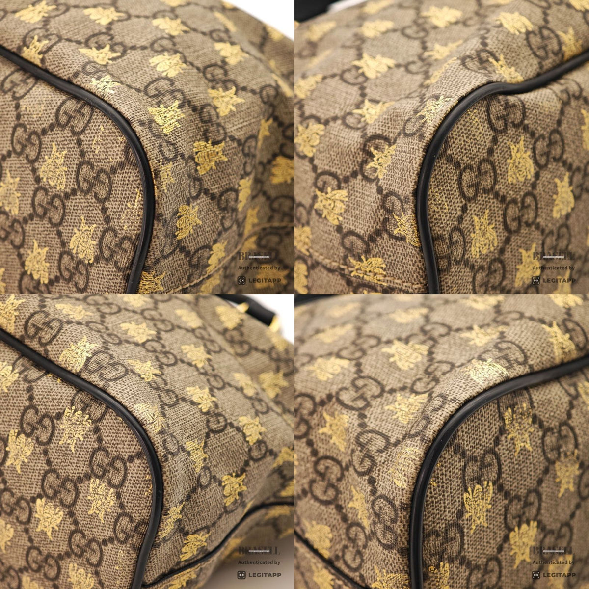 GUCCI GG Supreme Bee 2Way Hand Shoulder Bag 473887 【ImportFeeFREE】