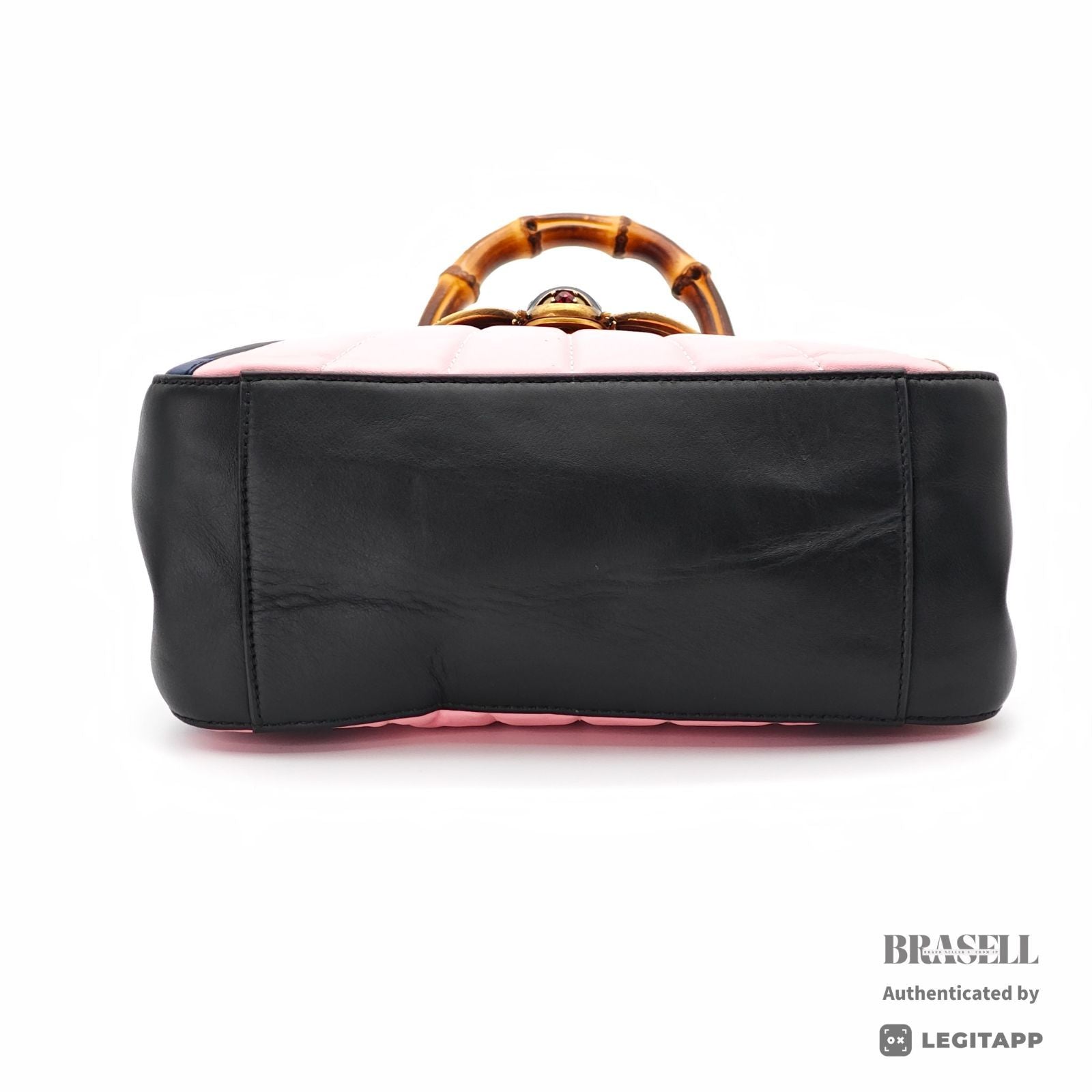 GUCCI Queen Margaret Backpack 476664 Bee Pearl Leather 【ImportFeeFREE】