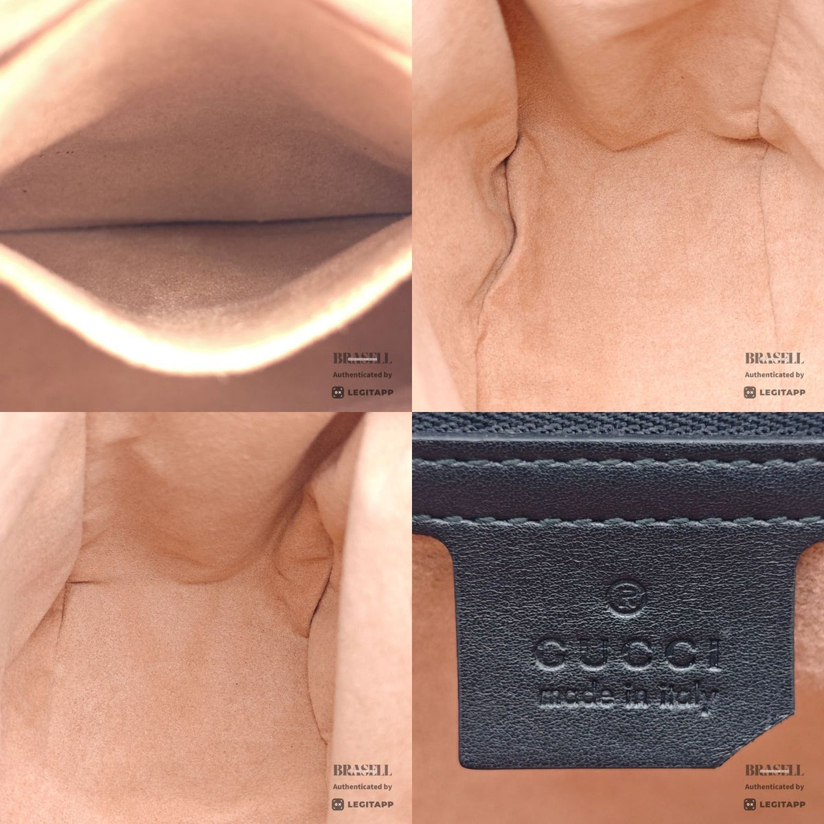 GUCCI Queen Margaret Backpack 476664 Bee Pearl Leather 【ImportFeeFREE】