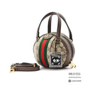 GUCCI Ophidia 574794 Round 2Way Handbag Shoulder Bag Beige【ImportFeeFREE】