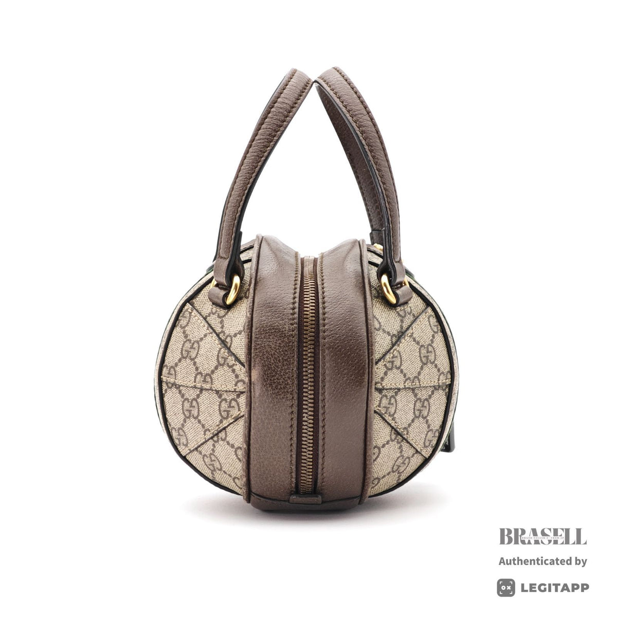 GUCCI Ophidia 574794 Round 2Way Handbag Shoulder Bag Beige【ImportFeeFREE】