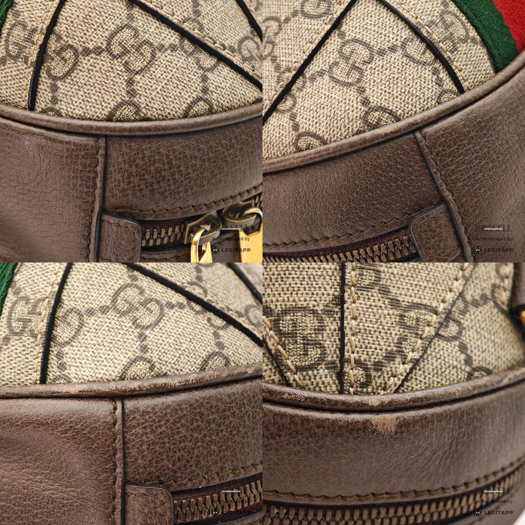 GUCCI Ophidia 574794 Round 2Way Handbag Shoulder Bag Beige【ImportFeeFREE】
