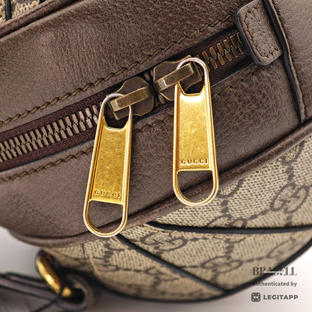 GUCCI Ophidia 574794 Round 2Way Handbag Shoulder Bag Beige【ImportFeeFREE】