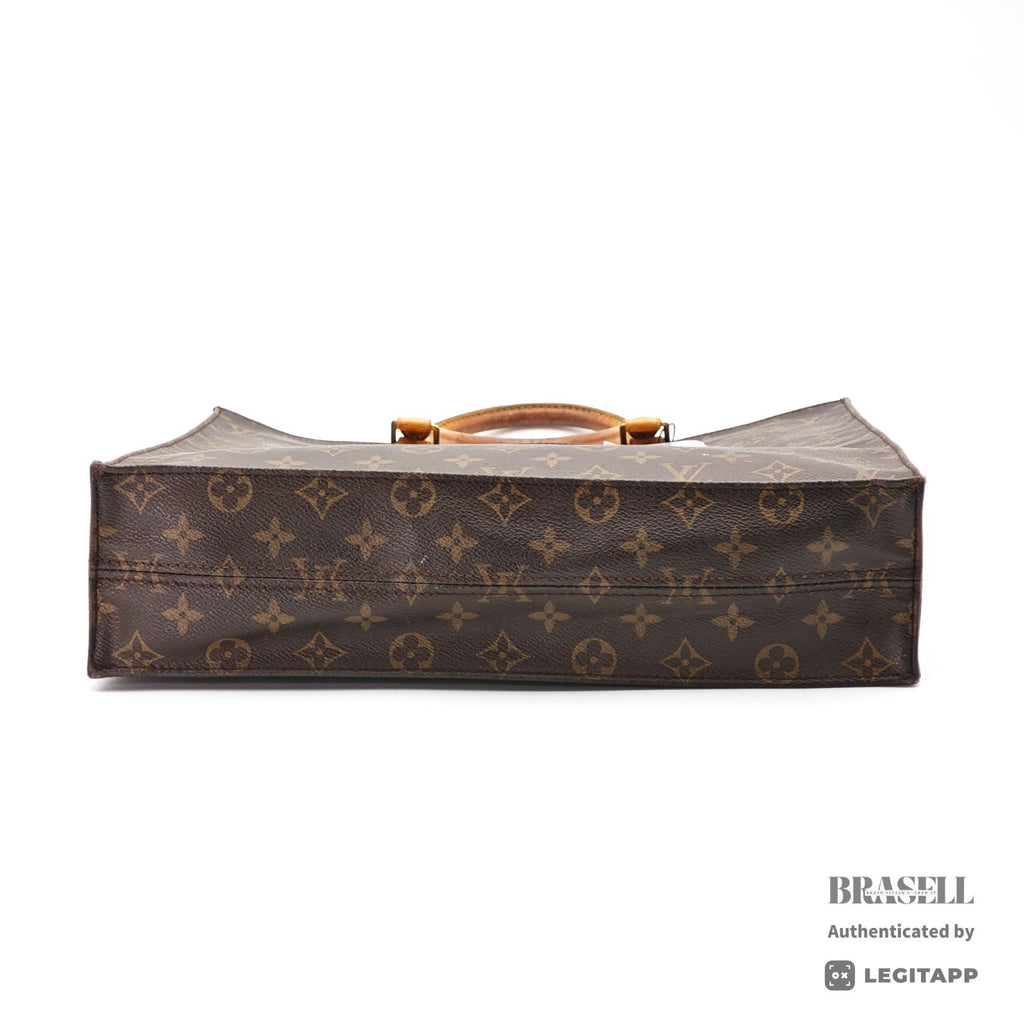 LOUIS VUITTON Sac Plat Tote Bag M40805 Monogram Canvas 【ImportFeeFREE】