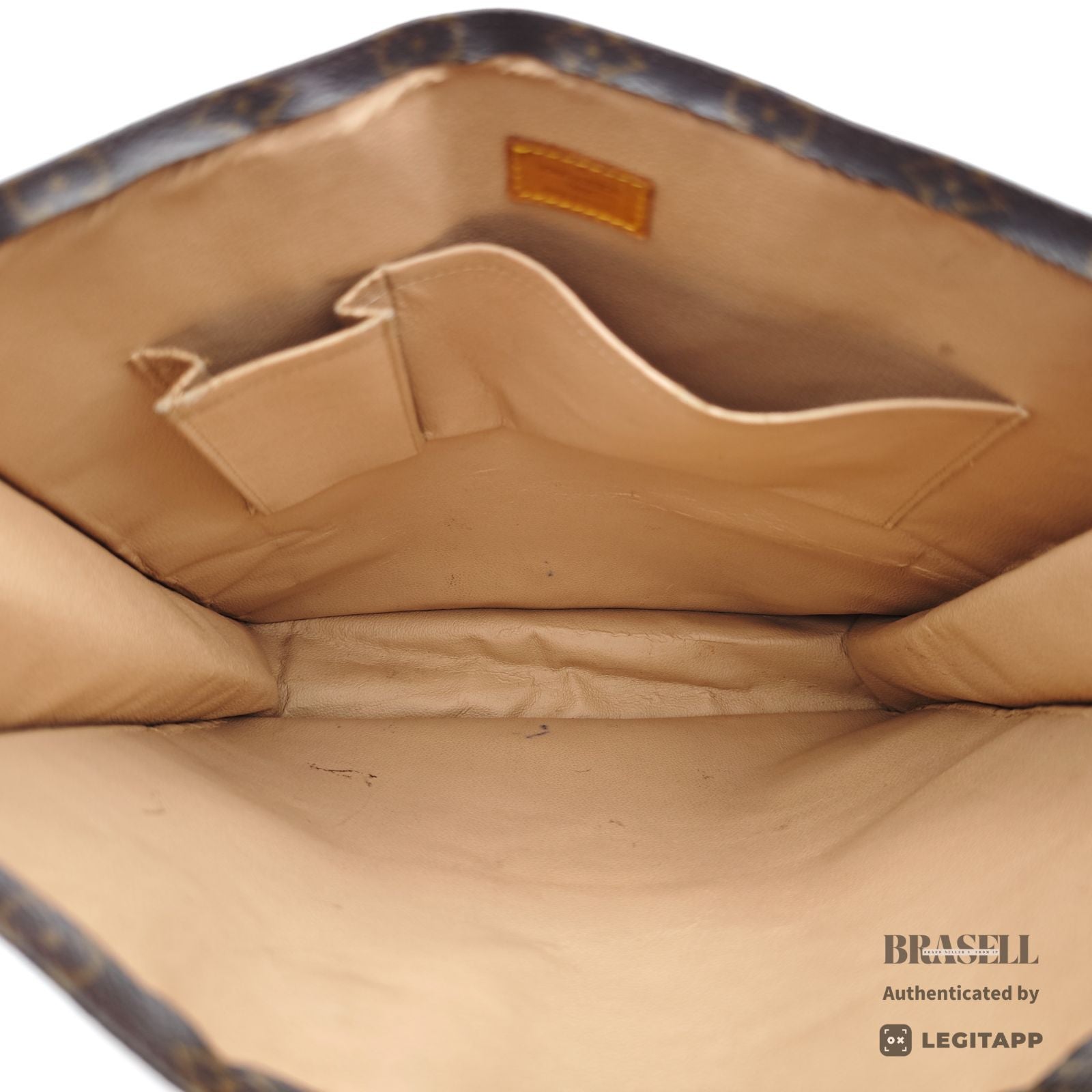 LOUIS VUITTON Sac Plat Tote Bag M40805 Monogram Canvas 【ImportFeeFREE】