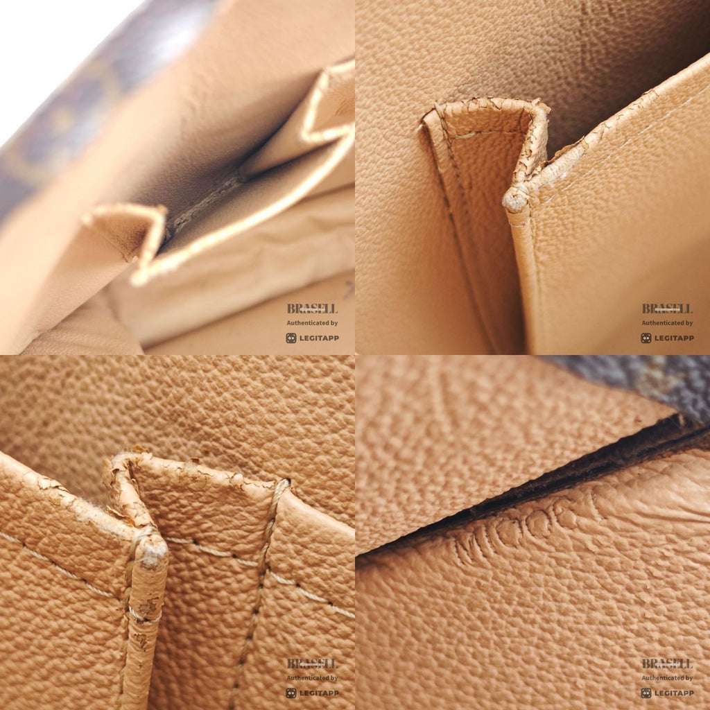 LOUIS VUITTON Sac Plat Tote Bag M40805 Monogram Canvas 【ImportFeeFREE】
