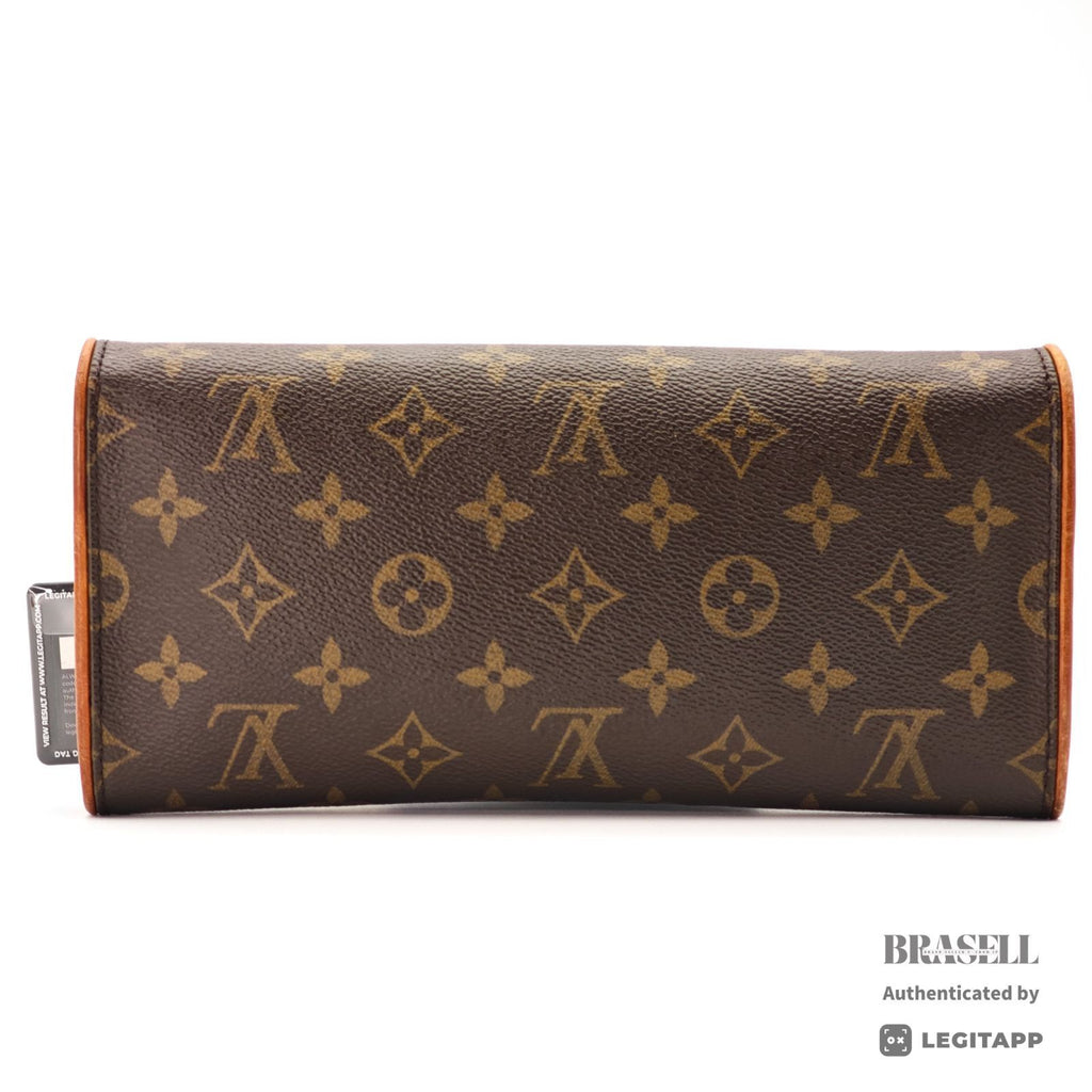 LOUIS VUITTON Pochette Twin M51852 2Way Hand Bag Monogram BN 【ImportFeeFREE】