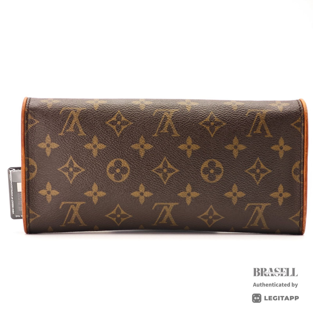 LOUIS VUITTON Pochette Twin M51852 2Way Hand Bag Monogram BN 【ImportFeeFREE】