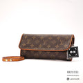 LOUIS VUITTON Pochette Twin M51852 2Way Hand Bag Monogram BN 【ImportFeeFREE】