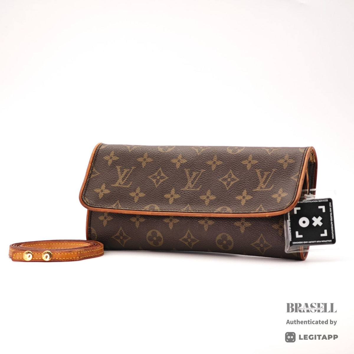LOUIS VUITTON Pochette Twin M51852 2Way Hand Bag Monogram BN 【ImportFeeFREE】