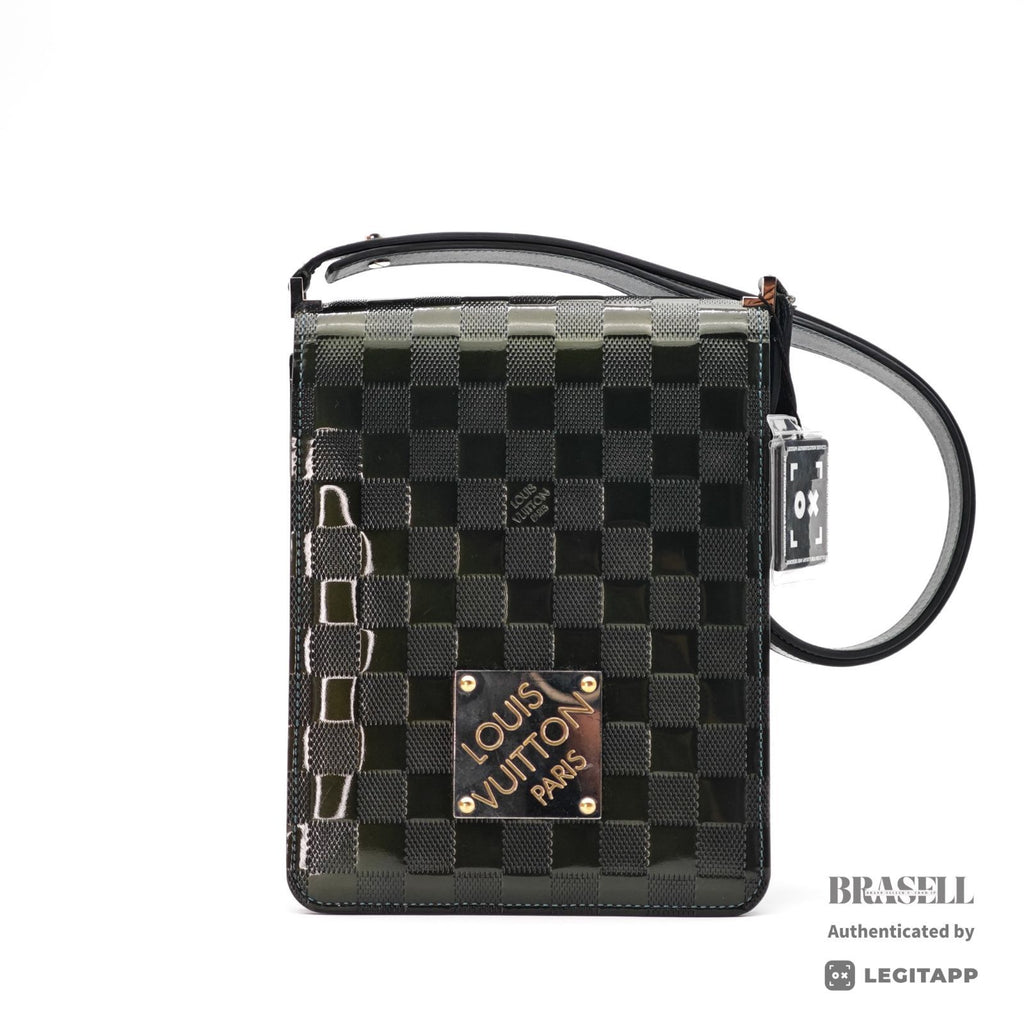 LOUIS VUITTON Damier Vernis Club Shoulder Bag M92128【ImportFeeFREE】