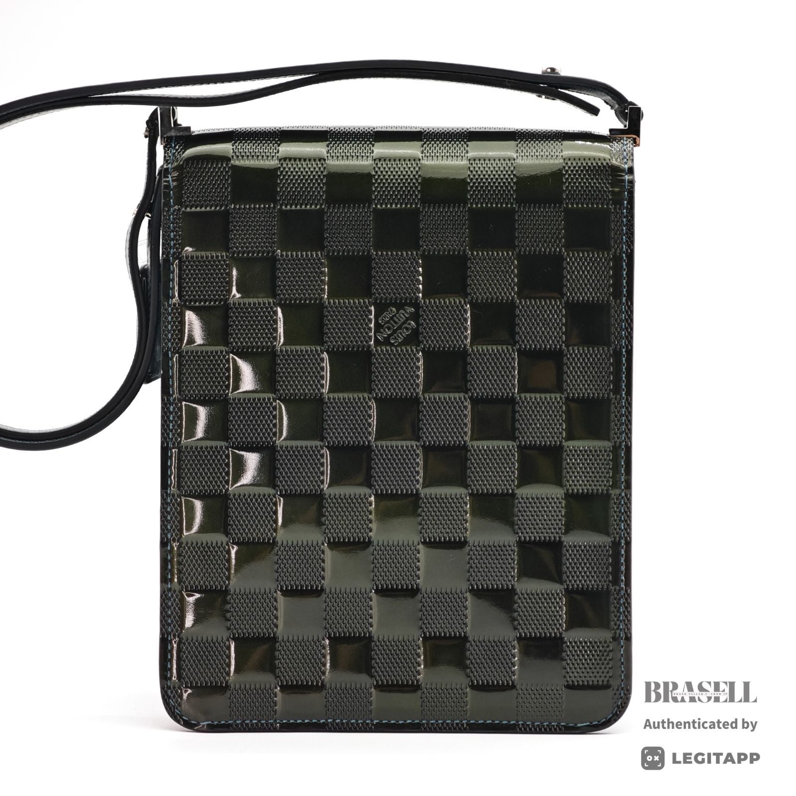 LOUIS VUITTON Damier Vernis Club Shoulder Bag M92128【ImportFeeFREE】
