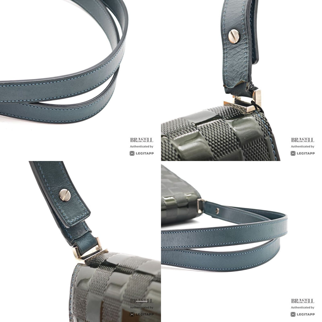 LOUIS VUITTON Damier Vernis Club Shoulder Bag M92128【ImportFeeFREE】