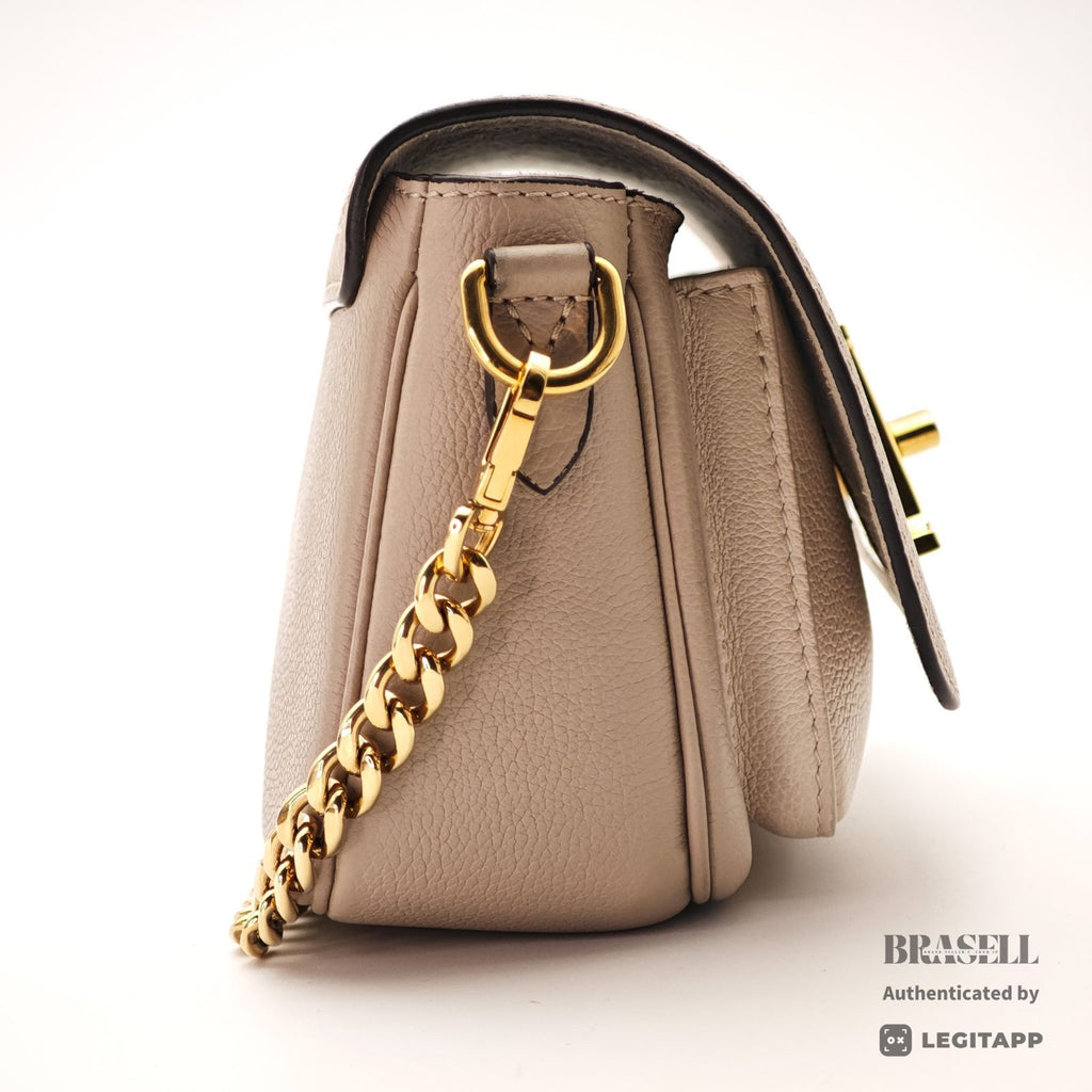 LOUIS VUITTON Lock me Tender Chain 2Way Handbag M58554 Beige 【ImportFeeFREE】