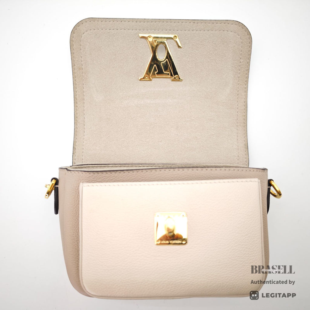 LOUIS VUITTON Lock me Tender Chain 2Way Handbag M58554 Beige 【ImportFeeFREE】
