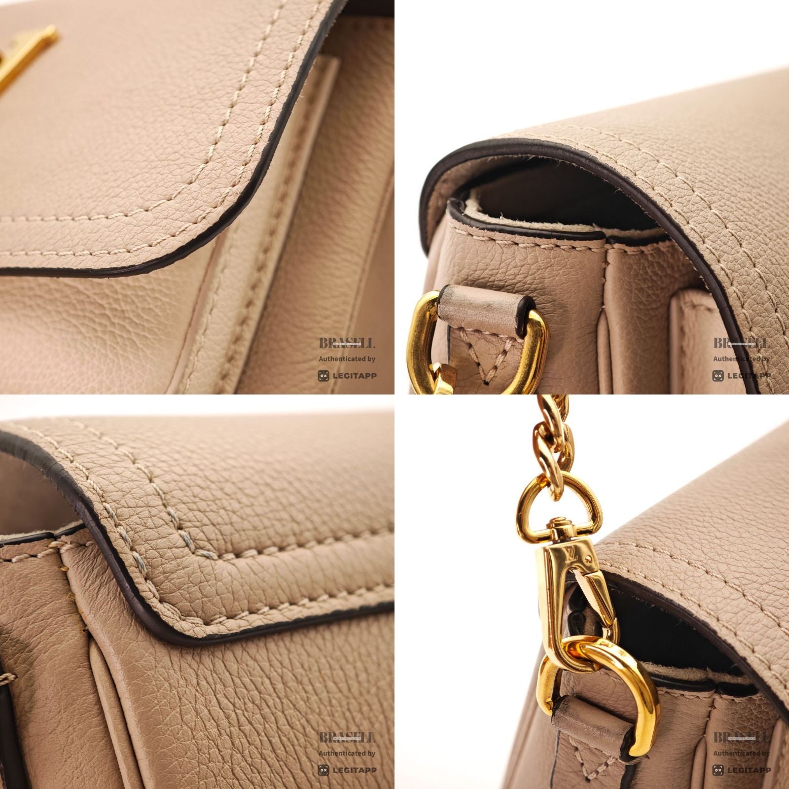 LOUIS VUITTON Lock me Tender Chain 2Way Handbag M58554 Beige 【ImportFeeFREE】