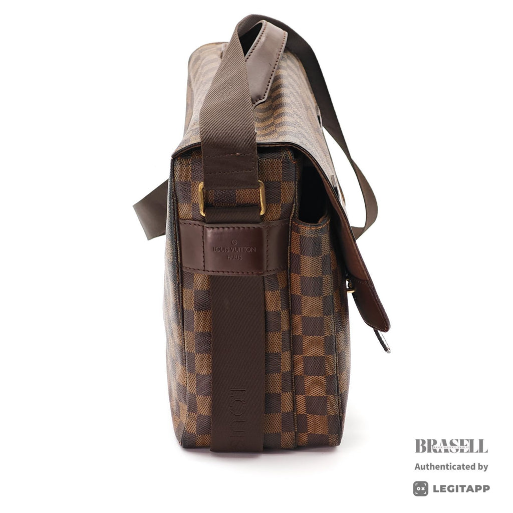 LOUIS VUITTON Damier Broadway 2way Handbag N42270 Brown Canvas 【ImportFeeFREE】