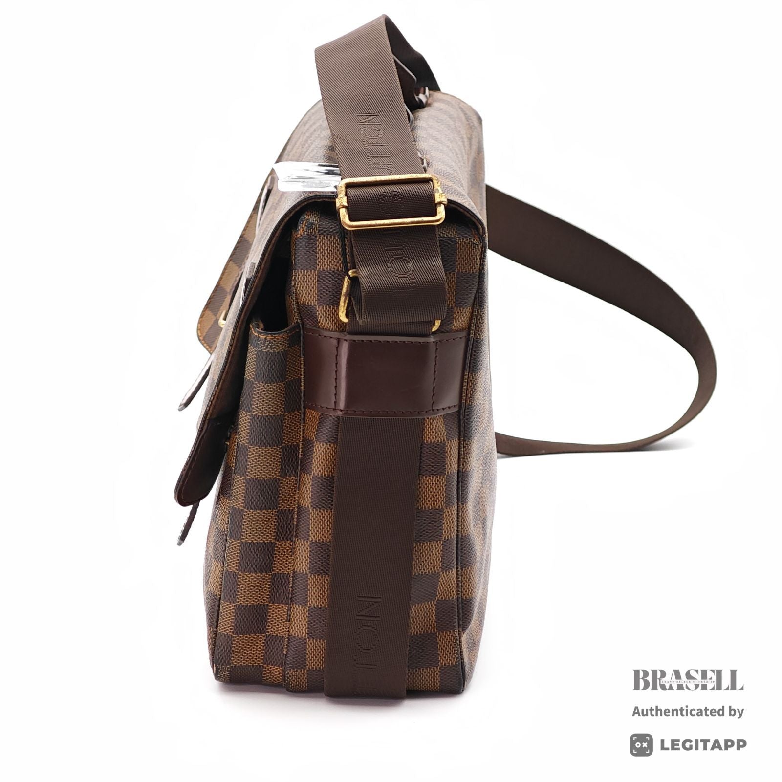 LOUIS VUITTON Damier Broadway 2way Handbag N42270 Brown Canvas 【ImportFeeFREE】