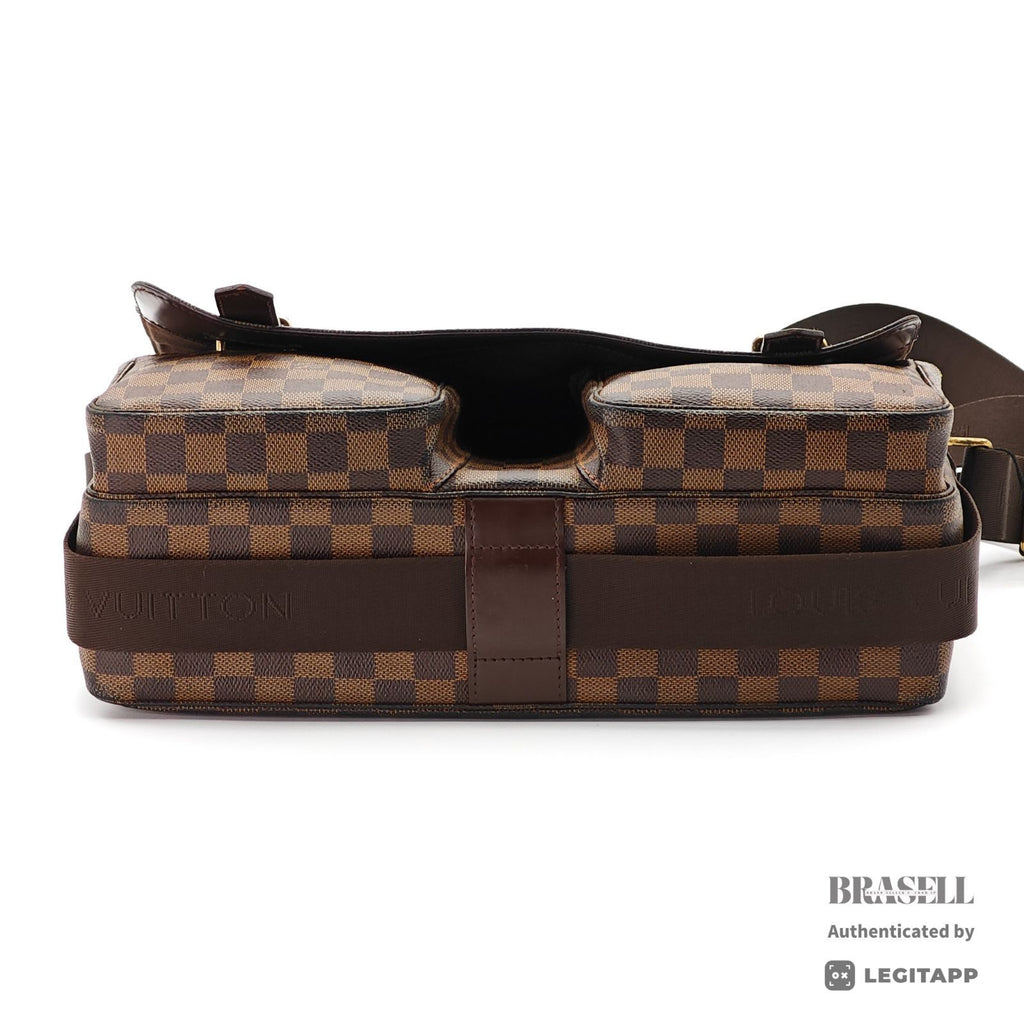LOUIS VUITTON Damier Broadway 2way Handbag N42270 Brown Canvas 【ImportFeeFREE】