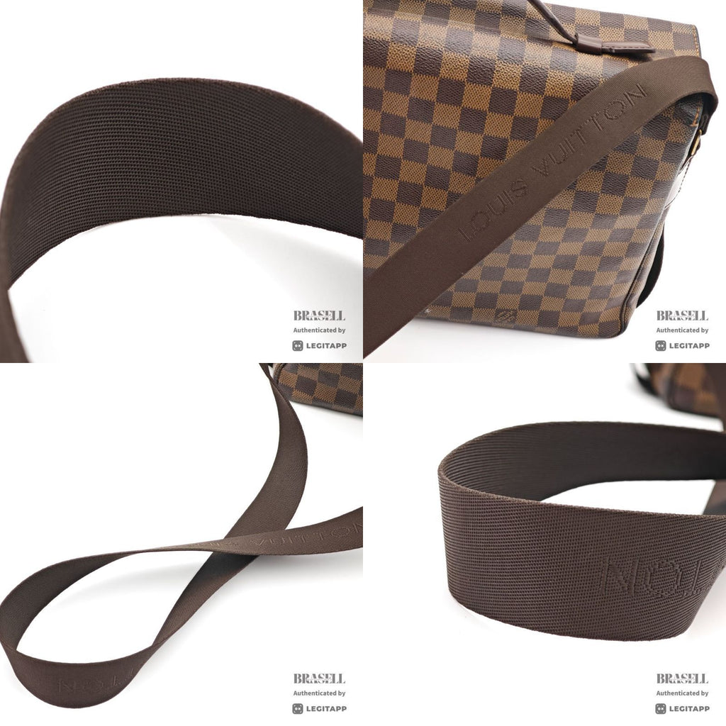 LOUIS VUITTON Damier Broadway 2way Handbag N42270 Brown Canvas 【ImportFeeFREE】