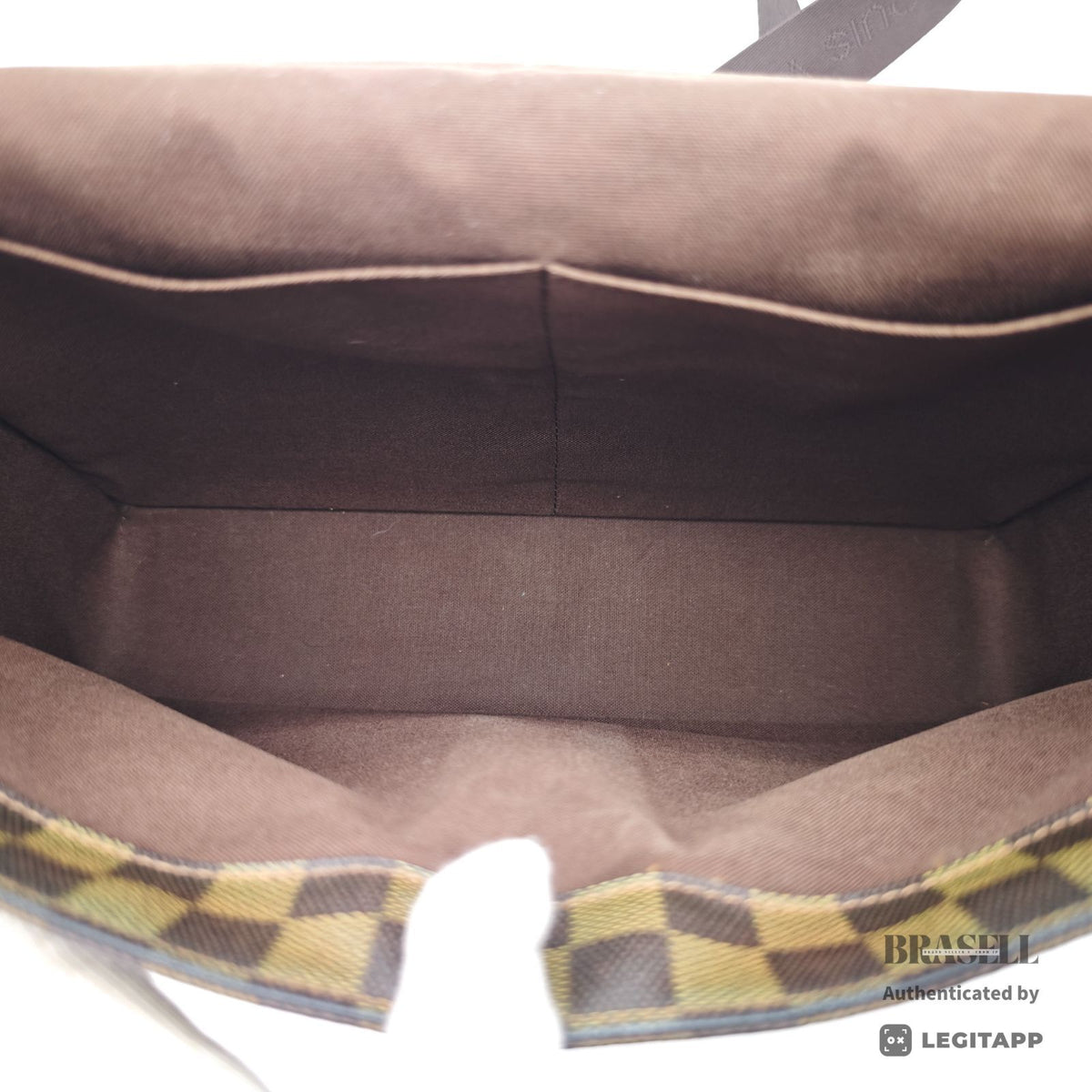 LOUIS VUITTON Damier Broadway 2way Handbag N42270 Brown Canvas 【ImportFeeFREE】