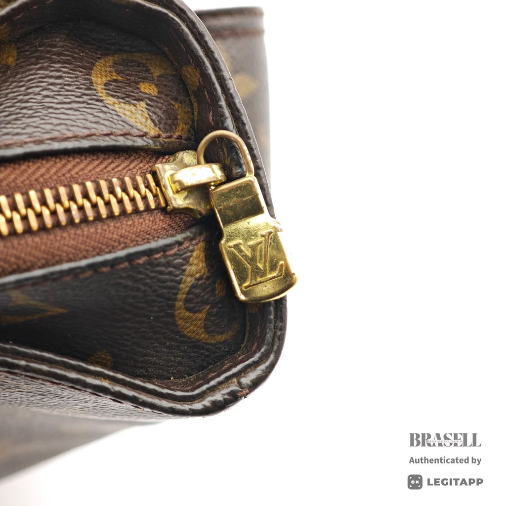 LOUIS VUITTON Multiplicite M51162 Large Capacity Handbag Brown 【ImportFeeFREE】