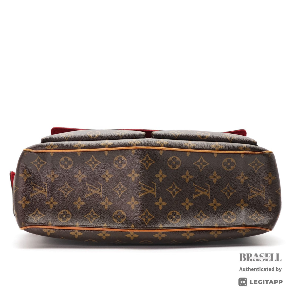 LOUIS VUITTON Multiplicite M51162 Large Capacity Handbag Brown 【ImportFeeFREE】