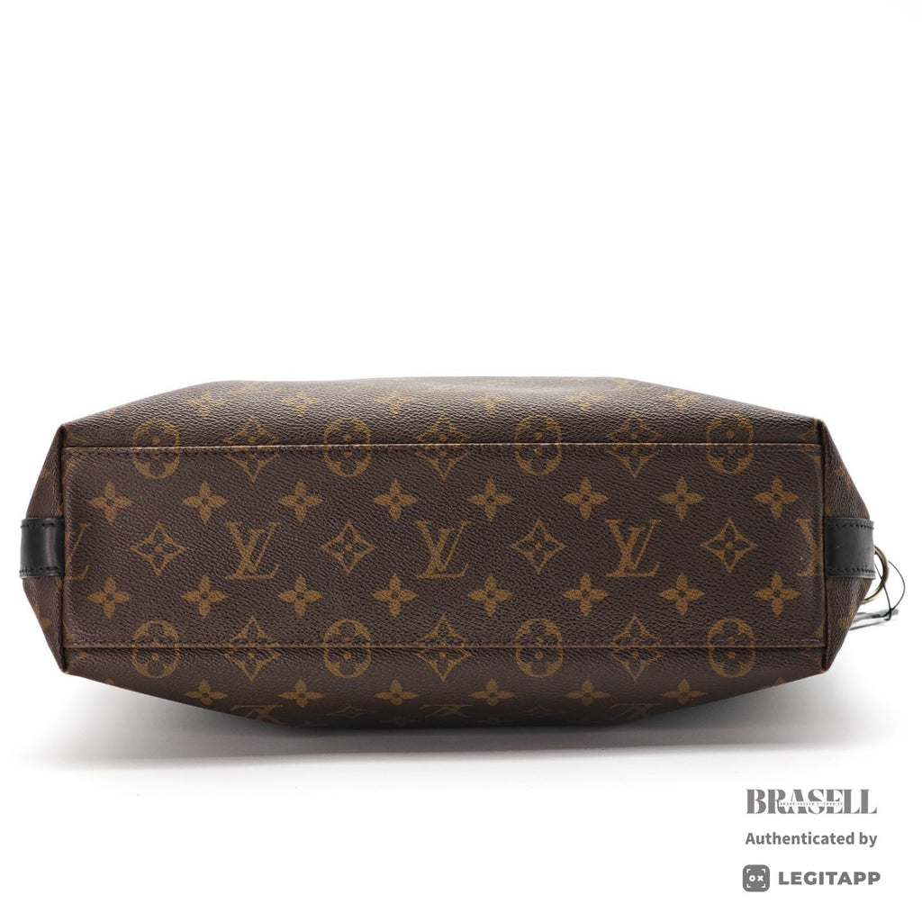 LOUIS VUITTON Monogram Macassar Kitan M40388 2Way Handbag【ImportFeeFREE】