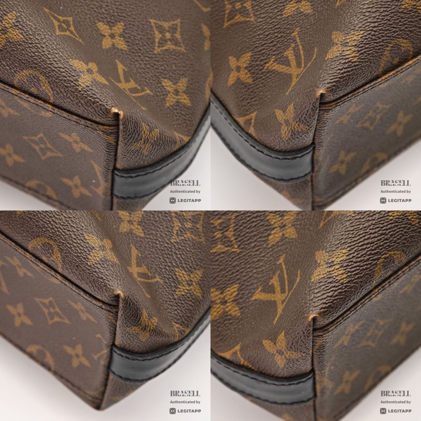 LOUIS VUITTON Monogram Macassar Kitan M40388 2Way Handbag【ImportFeeFREE】