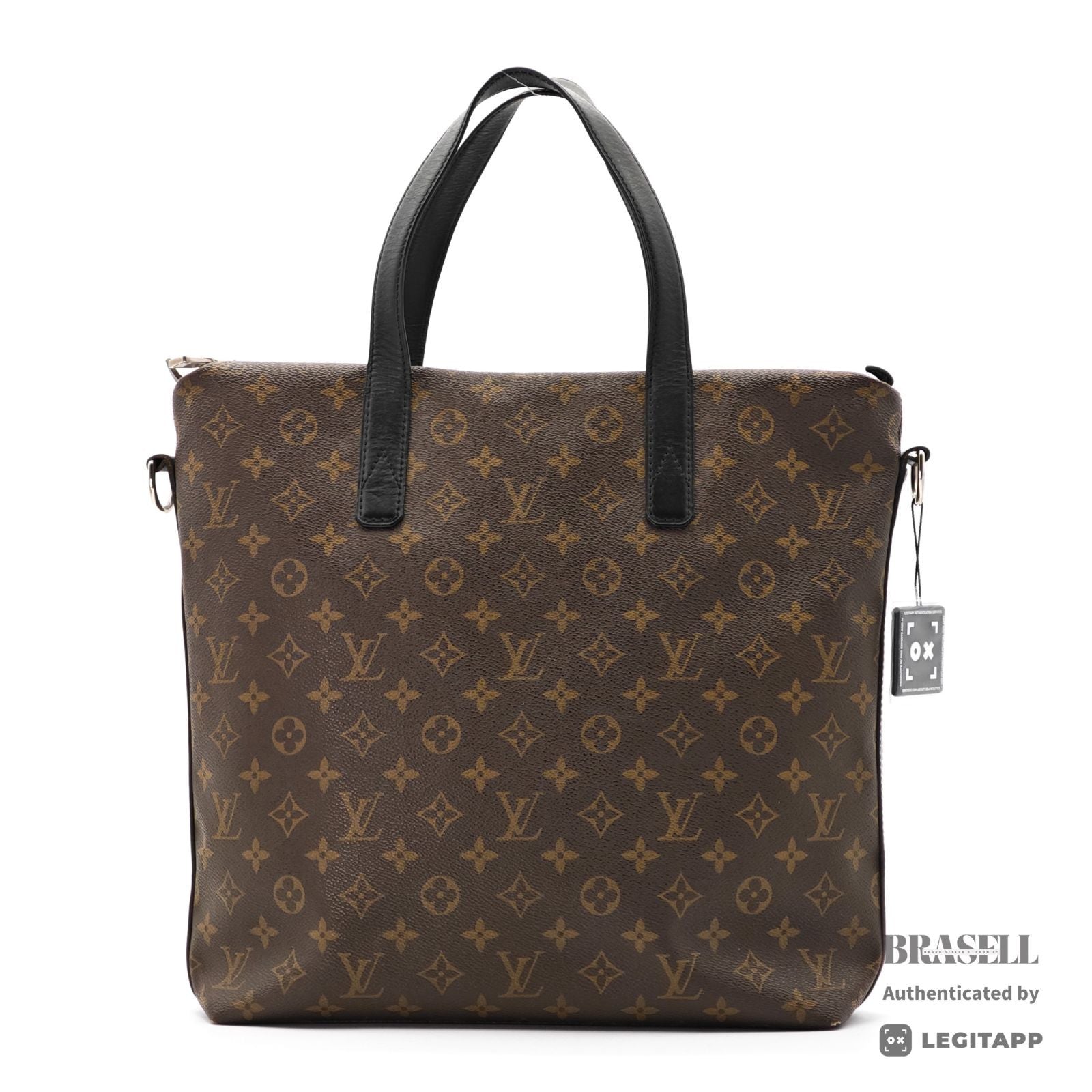 LOUIS VUITTON Monogram Macassar Kitan M40388 2Way Handbag【ImportFeeFREE】