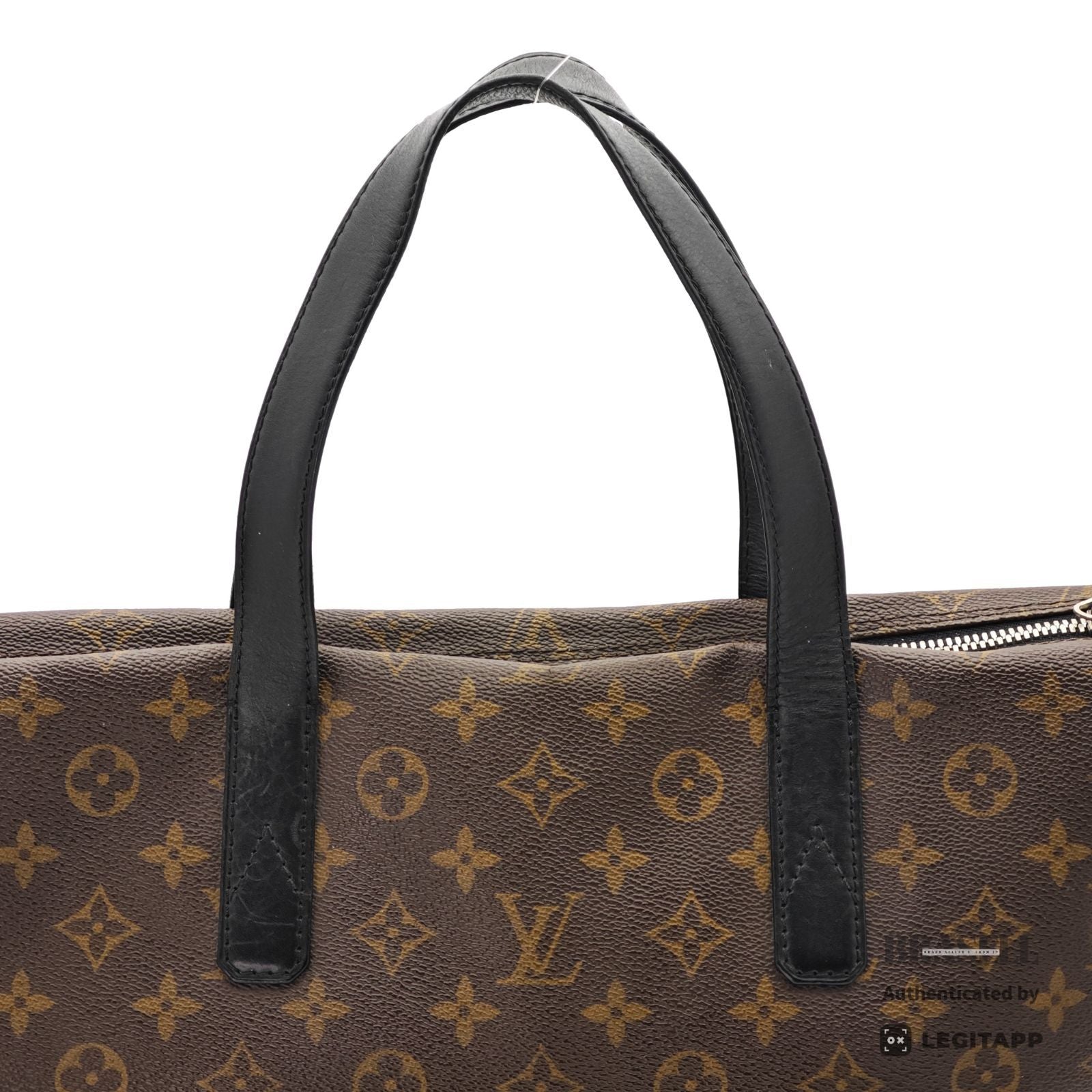 LOUIS VUITTON Monogram Macassar Kitan M40388 2Way Handbag【ImportFeeFREE】