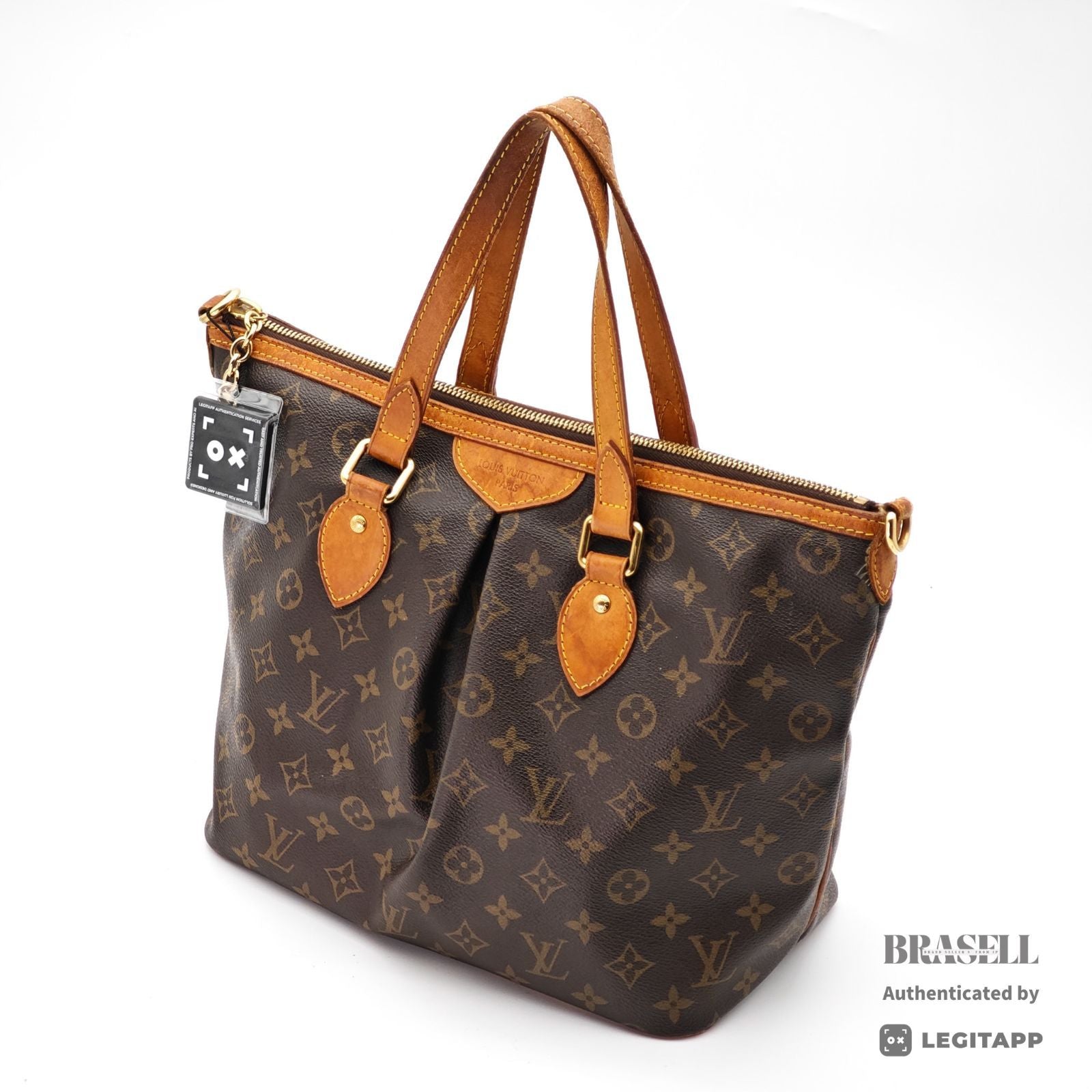 LOUIS VUITTON Monogram Palermo PM M40145 Handbag Women's【ImportFeeFREE】
