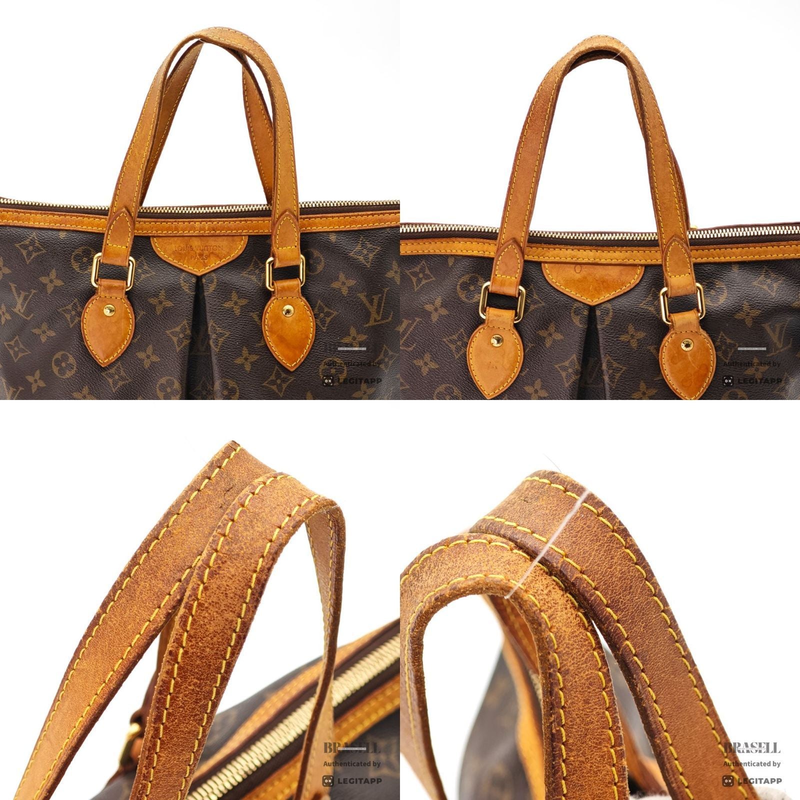 LOUIS VUITTON Monogram Palermo PM M40145 Handbag Women's【ImportFeeFREE】