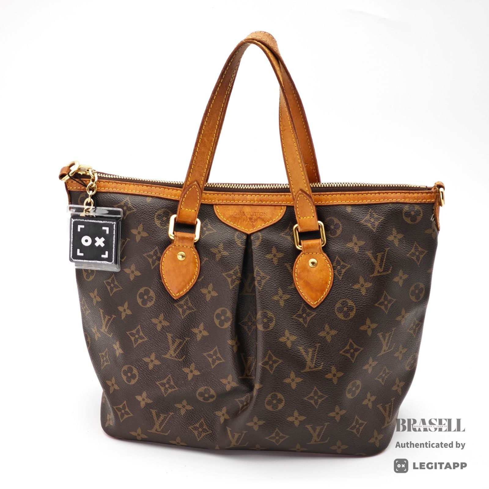 LOUIS VUITTON Monogram Palermo PM M40145 Handbag Women's【ImportFeeFREE】