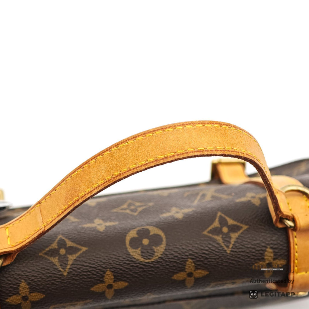 LOUIS VUITTON Epi Marelle Sac A Dos M51158 Handbag Brown【ImportFeeFREE】